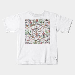 Colorful Toile de Jouy Kids T-Shirt